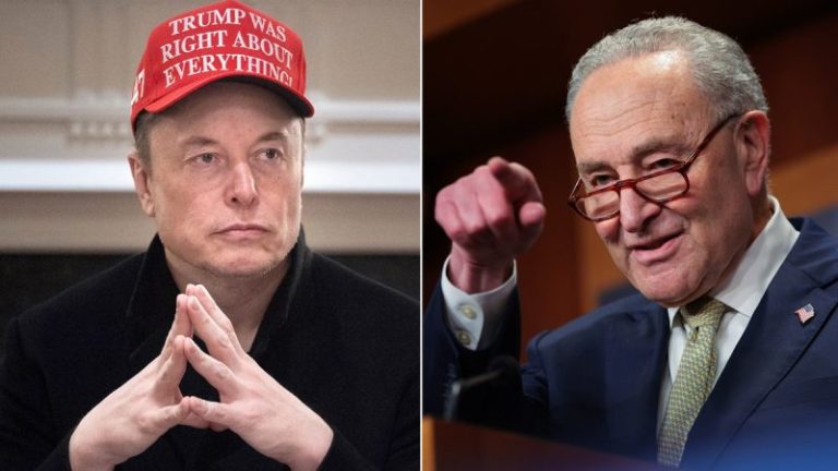 Elon Musk scraps with Chuck Schumer, suggesting the senator profits from government fraud