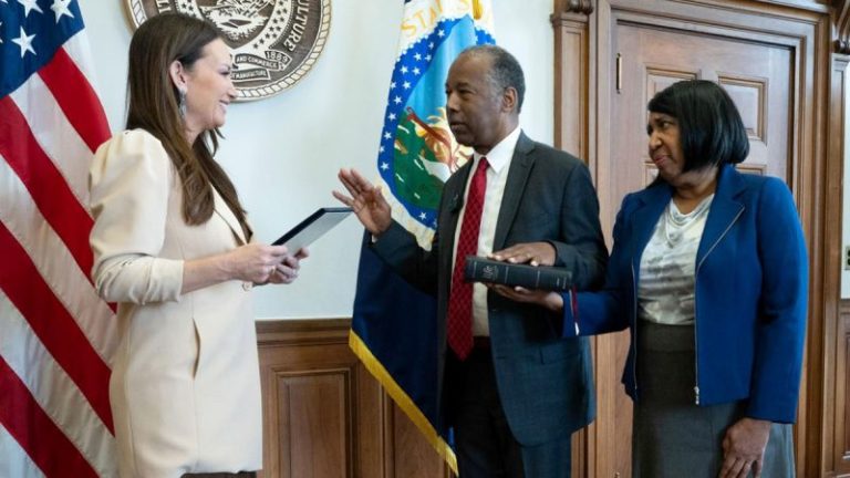 Trump ally Ben Carson sworn in as national advisor for nutrition, health, and housing with USDA