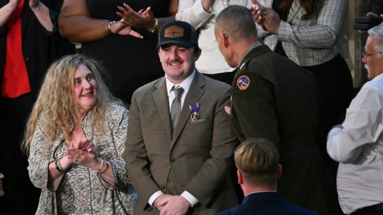 Trump awards Purple Hearts to National Guard members ambushed in Washington, DC: ‘We love you all’